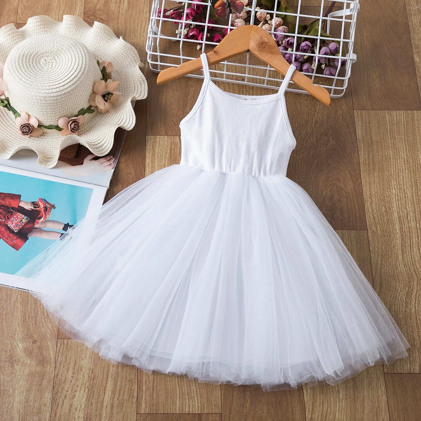 GlowDress Polka Dot Tutu Dress – Little Girls’ Party & Casual Wear
