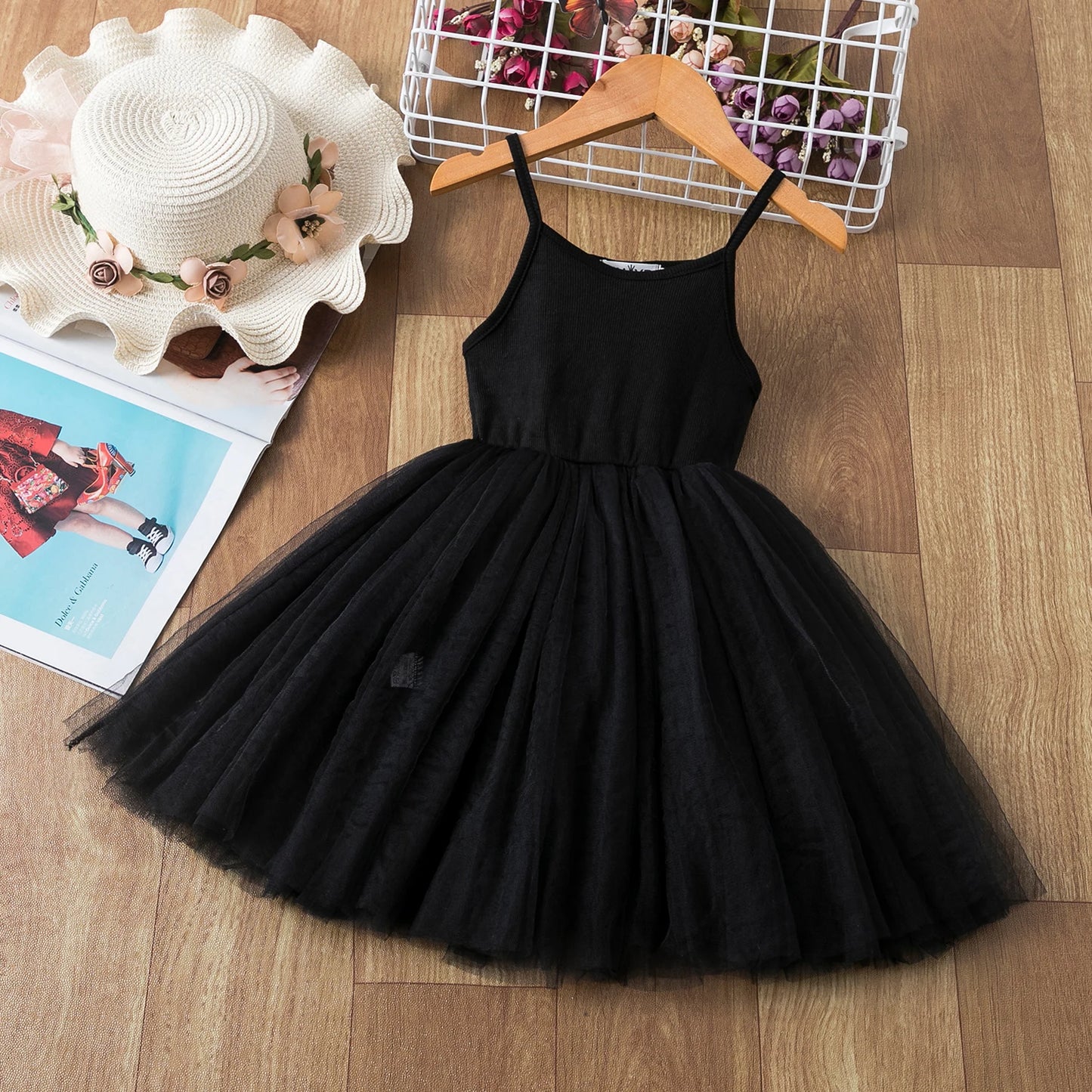 GlowDress Polka Dot Tutu Dress – Little Girls’ Party & Casual Wear
