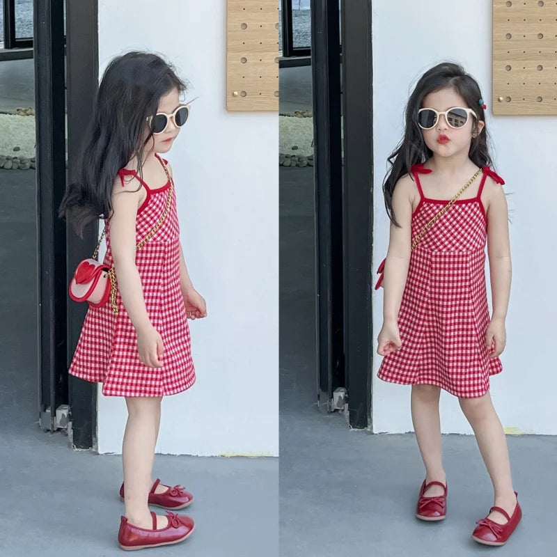 GlowDress Bow-Tie Princess Dress – Sweet & Puffy Style for Girls