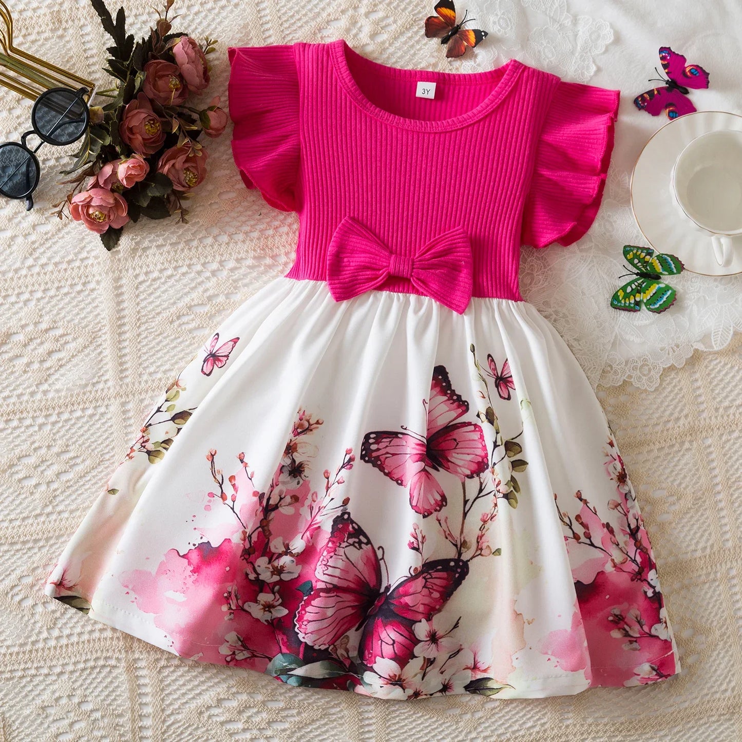 GlowDress Girls’ Summer Dress – Stylish & Sweet for Ages 3–8