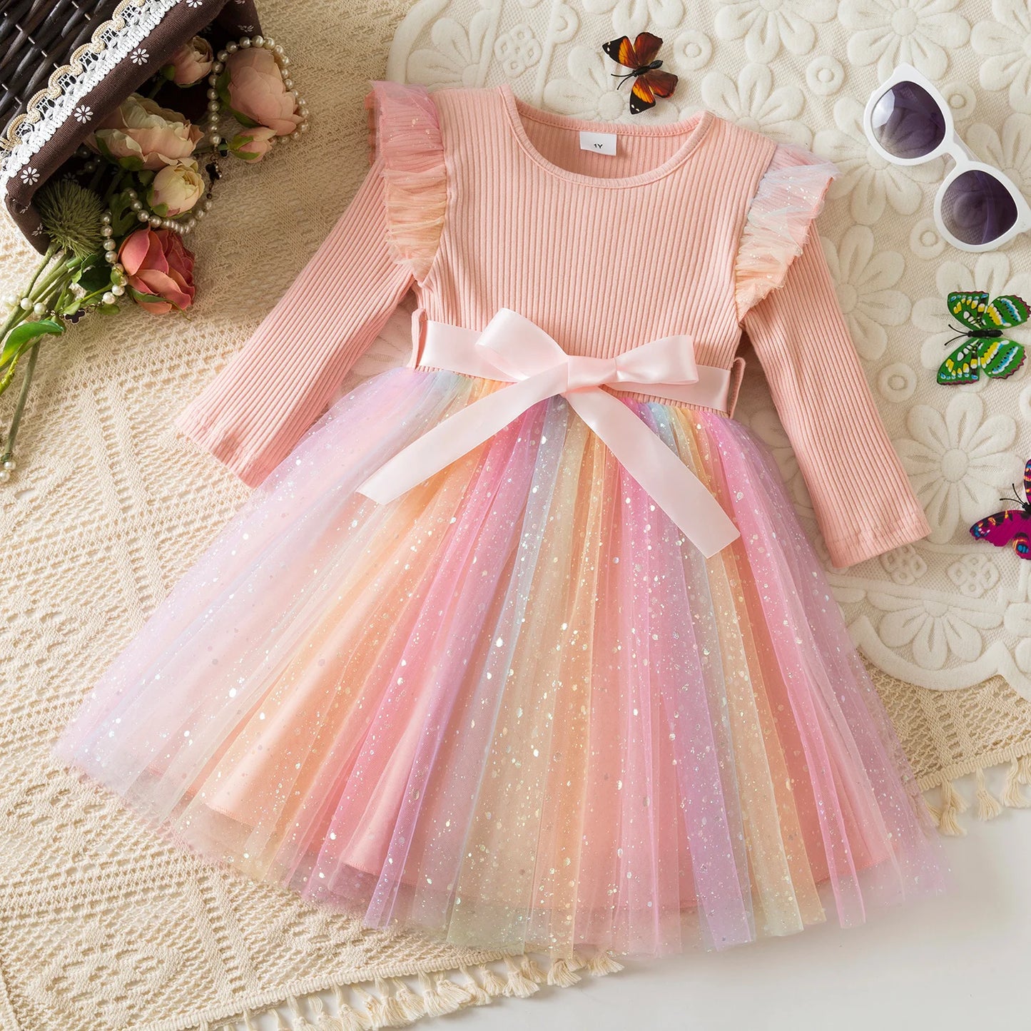 GlowDress Girls’ Summer Dress – Stylish & Sweet for Ages 3–8