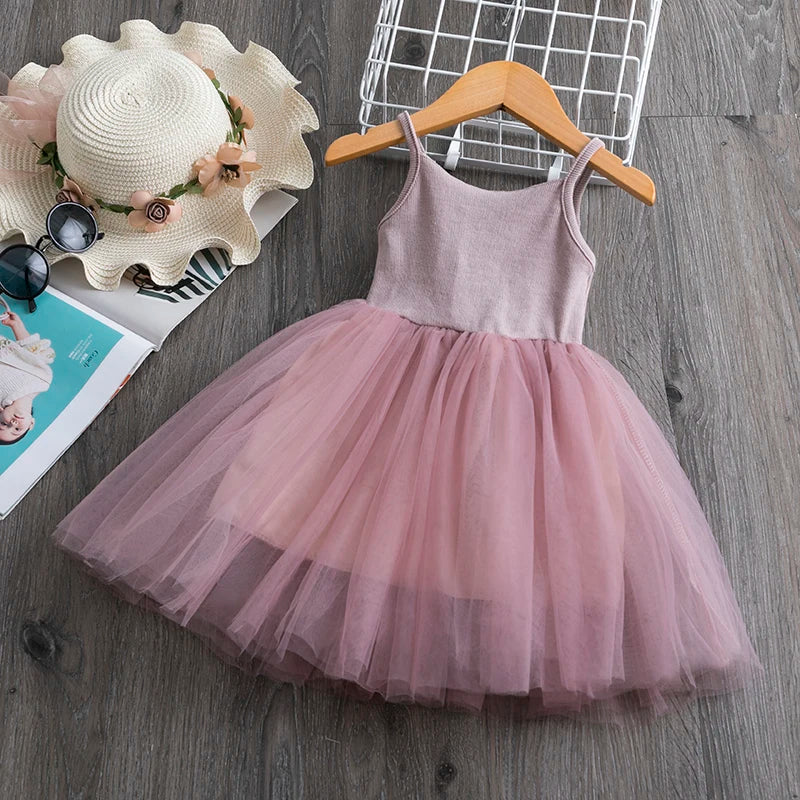 GlowDress Polka Dot Tutu Dress – Little Girls’ Party & Casual Wear