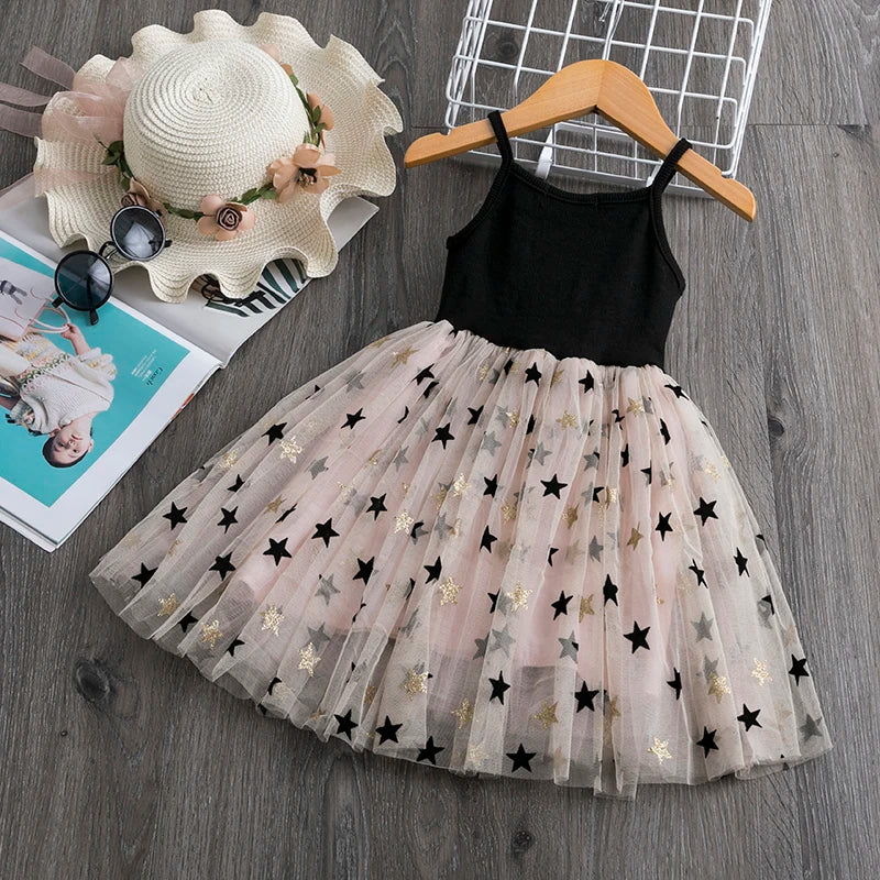 GlowDress Polka Dot Tutu Dress – Little Girls’ Party & Casual Wear