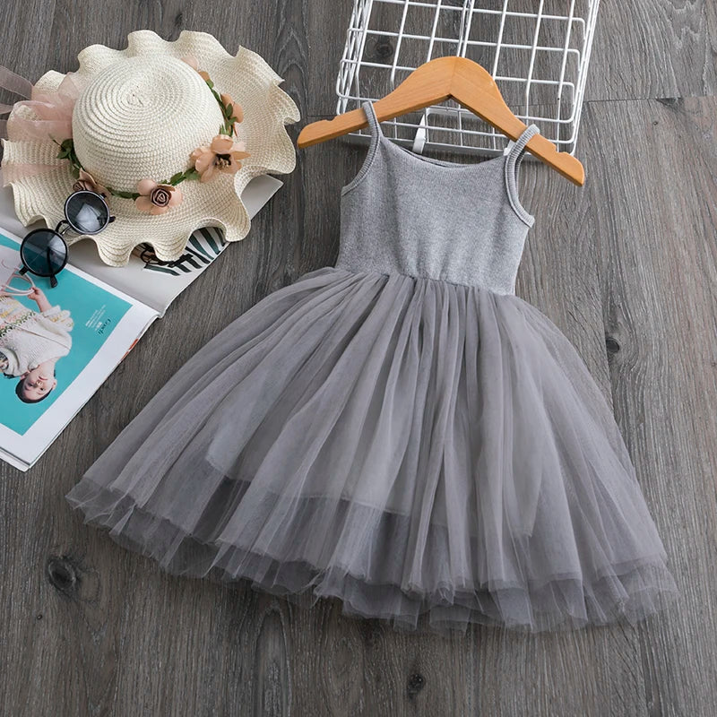 GlowDress Polka Dot Tutu Dress – Little Girls’ Party & Casual Wear