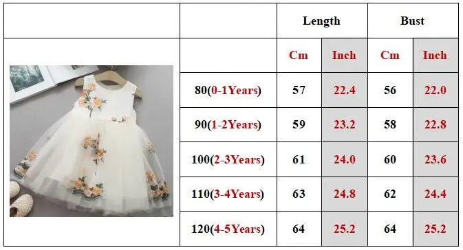 GlowDress Embroidered Lace Princess Dress – Elegant Party Gown for Girls