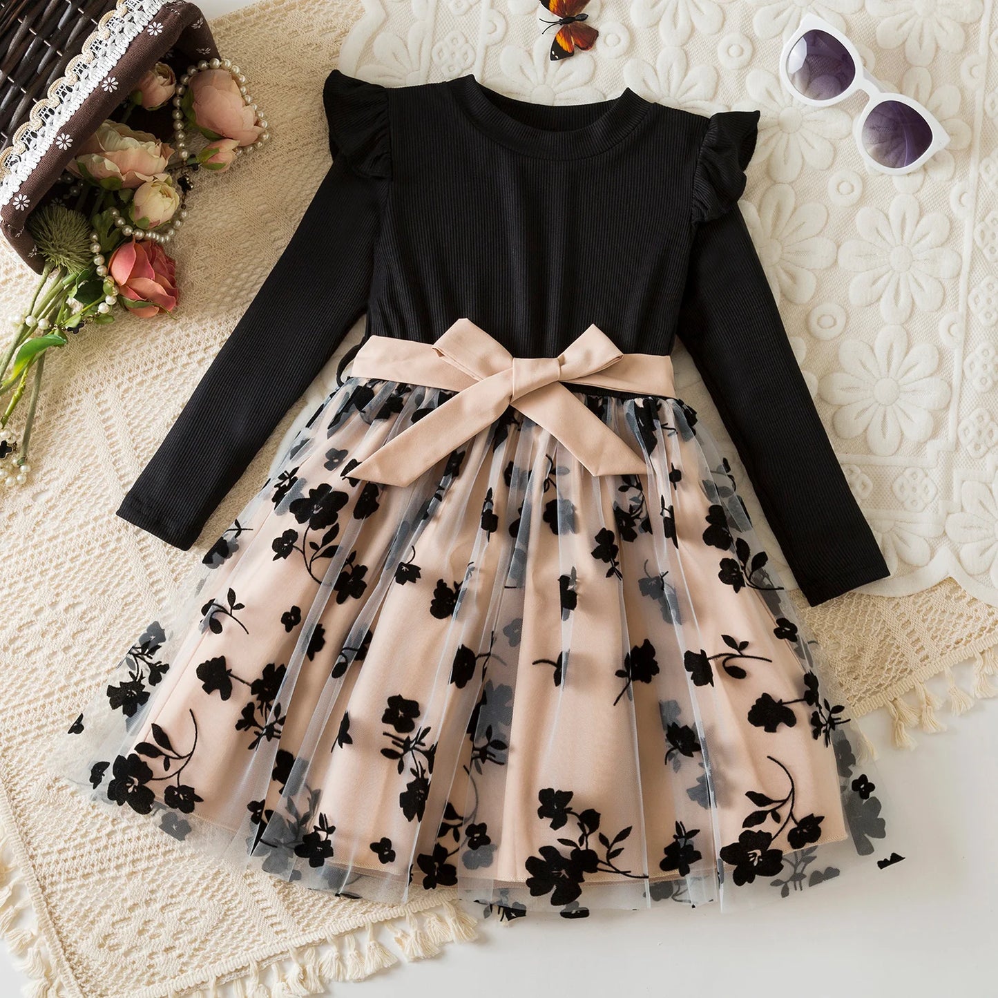 GlowDress Girls’ Summer Dress – Stylish & Sweet for Ages 3–8