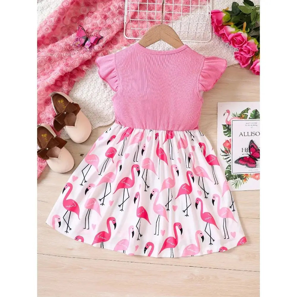 GlowDress Sleeveless Flamingo Dress – Cute & Comfy for Any Occasion