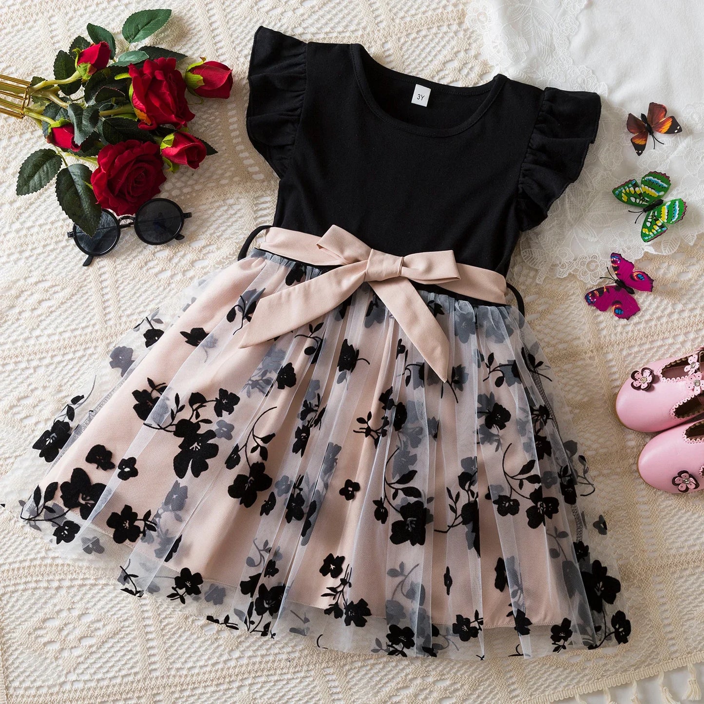 GlowDress Girls’ Summer Dress – Stylish & Sweet for Ages 3–8