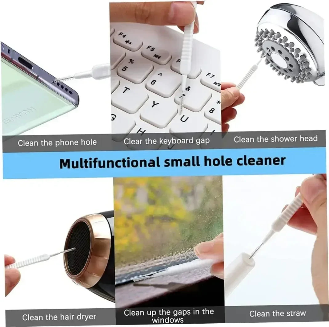 Cell Phone Charging Port Dust Plug with Cleaning Brush – Universal Type-C & IOS Charging Port Cleaner Set